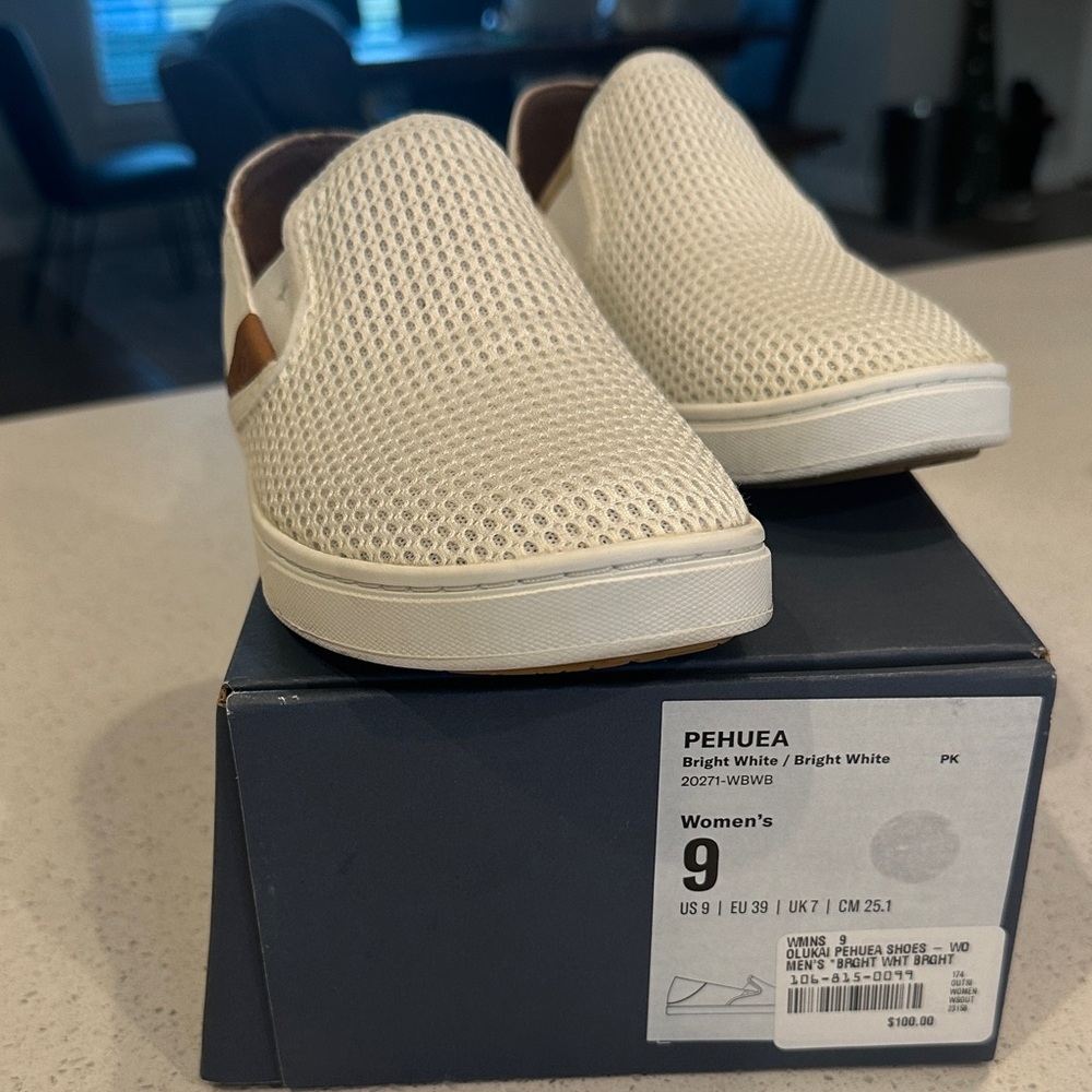Olukai Pehuea slip on  White Slip-On Shoes